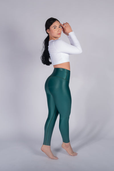 Leggings brillantes verdes brillantes - Leggings, Verde