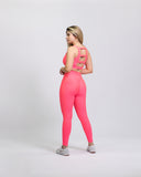 Legging mate deportivo control abdomen color confite