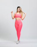 Legging mate deportivo control abdomen color confite