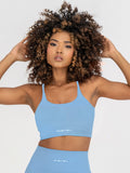 Top seamless brenda deportivo color azul celeste