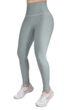 Legging mate jaspe deportivo control abdomen color verde olivo