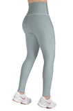 Legging mate jaspe deportivo control abdomen color verde olivo