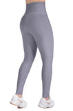 Legging mate jaspe deportivo control abdomen color mora negro