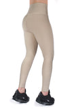 Legging mate deportivo control abdomen color arena